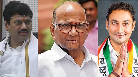 Sandeep Kshirsagar - Sharad Pawar- Dhananjay Munde 