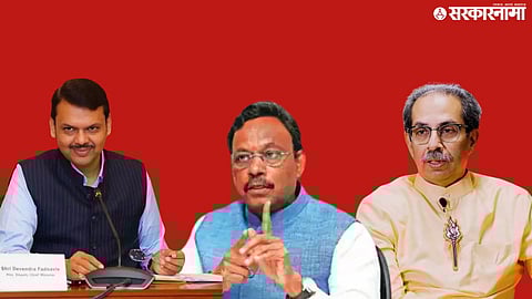 Devendra Fadnavis Vinod Tawde Uddhav Thackeray