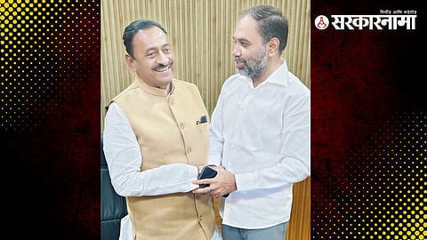 Sambhajipatil Nilangekar Meet Minster Babasaheb Patil News