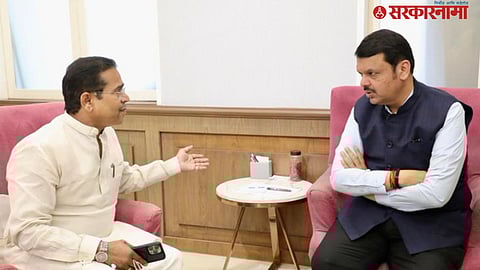 Abhimanyu Pawar, Devendra Fadanvis 