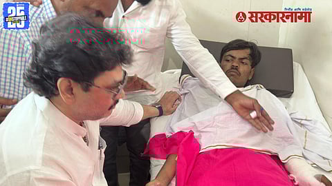 Dhananjay Munde Meet Shivraj Divate In Hospital News