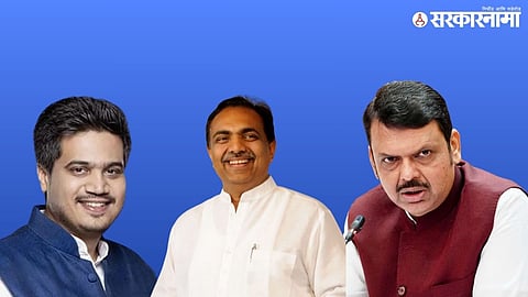 Jayant Patil Rohit Pawar And Devendra Fadnavis .jpg