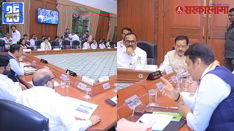 CM Devendra Fadnavis Conduct Meeting On Water Issue News