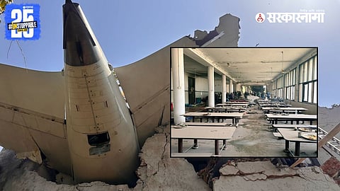 Emergency crews rush to the site where an Air India aircraft crashed into a medical college hostel, prompting nationwide shock and rescue efforts.

