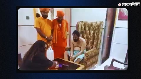 NCP’s Suraj Chavan shares video alleging Bharat Gogawale performed Aghori Puja, triggering political backlash.

