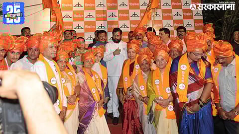 congress, BJP And Tararani leaders joins Eknath Shinde's Shivsena