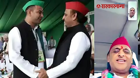 Tej Pratap Yadav seen in a video call with Akhilesh Yadav amid speculations of joining the Samajwadi Party after being expelled from RJD by father Lalu Prasad Yadav