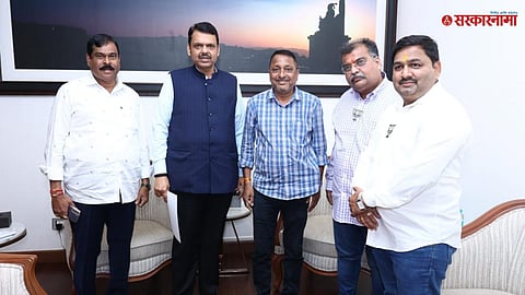 Devendra Fadnavis Ravindra Chavan Vikas Mhatre