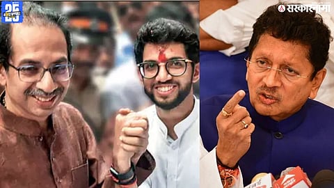 Deepak Kesarkar Aditya Thackeray And Uddhav Thackeray 