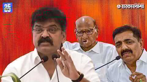 Jayant Patil hands over resignation at NCP event; emotional moment with Jitendra Awhad, in presence of Sharad Pawar and Supriya Sule