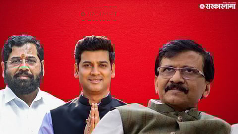 Eknath Shinde Shrikant Shinde Sanjay Raut