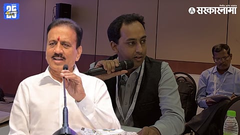 Girish Mahajan, Jalgaon Collector Ayush Prasad