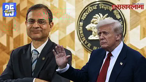 RBI Governor Sanjay Malhotra addresses the media after holding the repo rate at 5.5%, highlighting India's bright economic prospects despite global trade threats.

