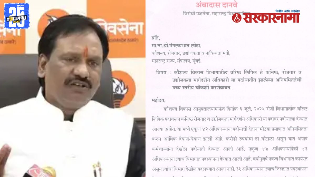 Ambadas Danve Reaction News