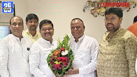 Arjun Khotkar-MP Kalyan Kale Wish Shivsena UBT Leader Bhaskar Ambekar News