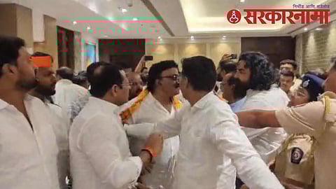 Nashik Shiv sena: शिवसेनेच्या नाशिकमधील बैठकीत राडा, राष्ट्रवादीचा पदाधिकारी ठरला कारणीभूत; नेमकं काय घडलं?