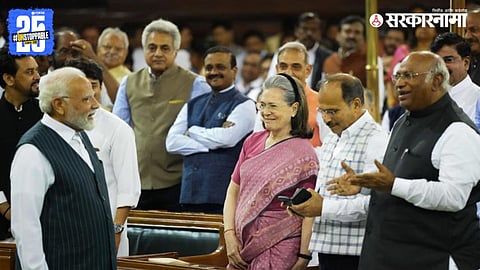 BJP leader Amit Malviya alleges Sonia Gandhi’s name appeared in voter list before she received Indian citizenship.