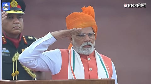PM Modi Red Fort speech Independence Day 2025