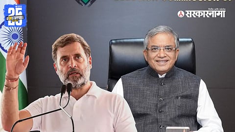 Rahul Gandhi warns Election Commission,