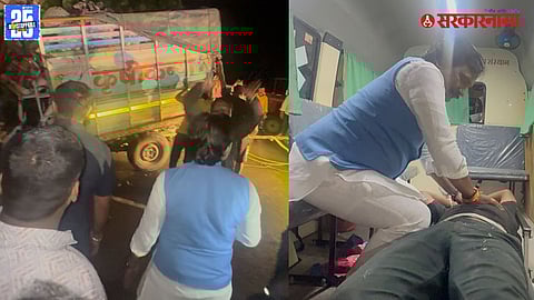 Ambadas Danve Help On Road Accident News
