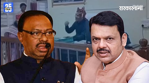 Saamana On Nanded Tehsildar controversy