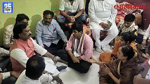 Ambadas Danve Meet Padaswan Family News