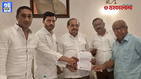 Beed District MLAs Meet Radhakrishan Vikhe For Maratha Reservation News