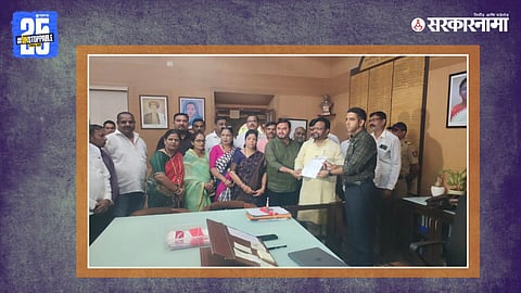 Samta Parishad delegation with Nashik collector