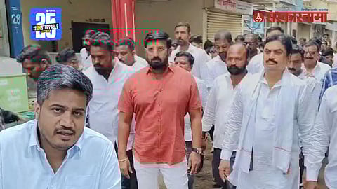 "Rohit Pawar reacts strongly after reports linking Ram Shinde with a gangster following the Nilesh Ghaywal gang firing case."