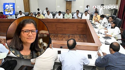 District Collector Ruchika Chauhan firmly asked husbands occupying women corporators’ chairs to vacate seats during an official meeting.
