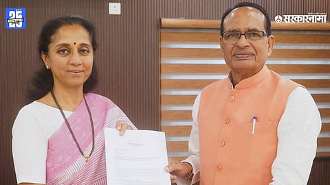 NCP (Sharadchandra Pawar) leader Supriya Sule meets Agriculture Minister, demands wet drought and loan waiver package for Maharashtra farmers.