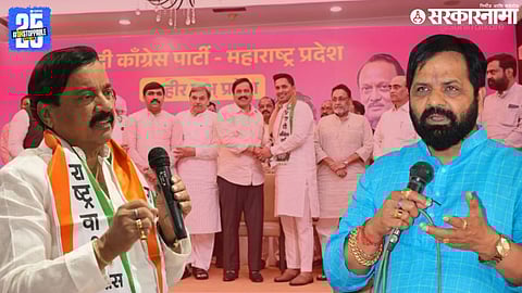 Raigad politics Sunil Tatkare Vs Bharat Gogawale