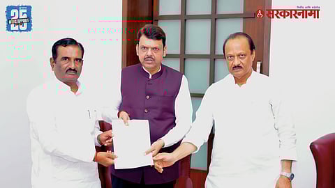 Pratap Patil Chikhlikar Letter To CM Fadnavis, DCM Ajit Pawar For Drought Relif News