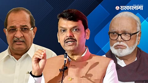 vikhe-patil, devendra fadnavis, chhagan bhujbal 