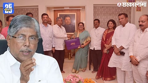 Chandrakant Patil Meets Madan Patil Group Chief Jayshree Patil
