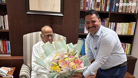 Mangesh Chivate meets Sharad Pawar 