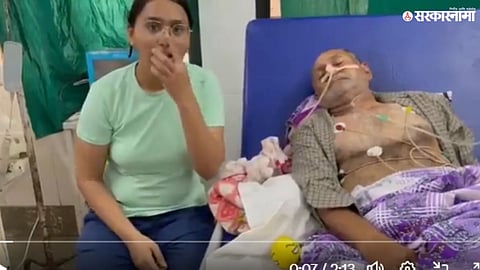 Minister Babasaheb Patil’s son-in-law Ashok Jadhav accused of fake loan in teacher’s name; Ramakant Tandel attempts suicide in distress.