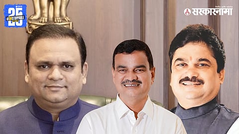 Government officials’ residences in Maharashtra undergoing expensive renovations, drawing public attention and criticism.