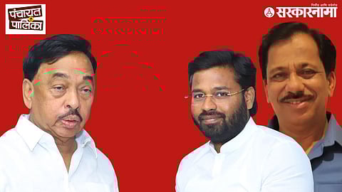 Narayan Rane, Rajan Teli and Vishal Parab