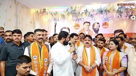 Vikas Gajanan Mhatre and Kavita Mhatre Join Eknath Shinde’s Shiv Sena | BJP Leaders Switch Sides