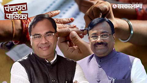 Former minister Sudhir Mungantiwar and MLA Kishor Jorgewar face potential conflict in Chandrapur during local body election season.