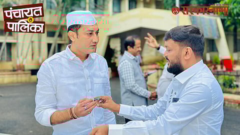 MLA Sandip Kshirsagars PA Contest  In ZP Election News Beed