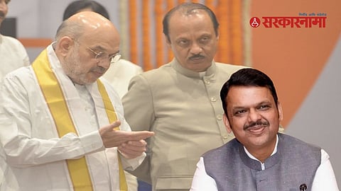 Amit Shah Ajit Pawar meeting