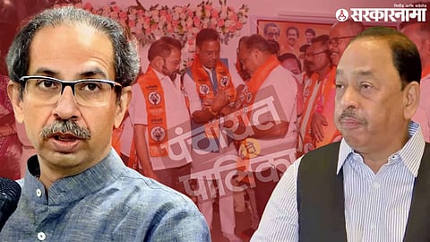 Shivsena UBT Vs BJP; uddhav thackeray And MP Narayan Rane