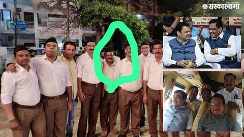 Congress mayor candidate Sunil Kedar faces questions over his RSS volunteer background.