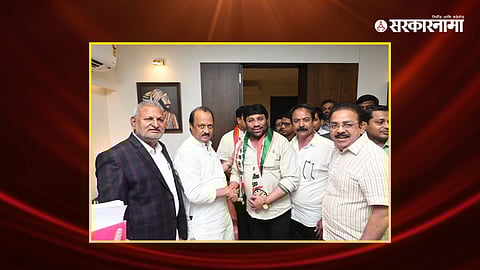 Ajit Pawar, Manikrao Kokate with Dr Zakir Shaikh