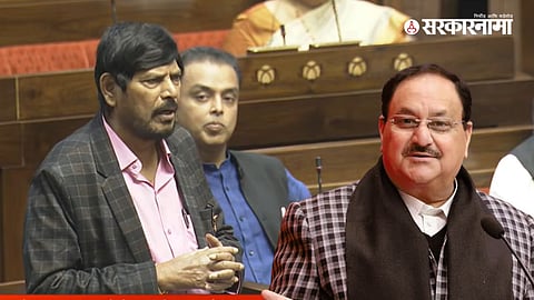 Ramdas Athawale in Rajya Sabha