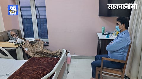 Bala Nandgaonkar visits Chhagan Bhujbal after his surgery