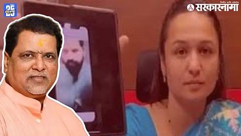 Cash Bomb Controversy; Mahendra Dalvi And Shekap chitrlekha patil