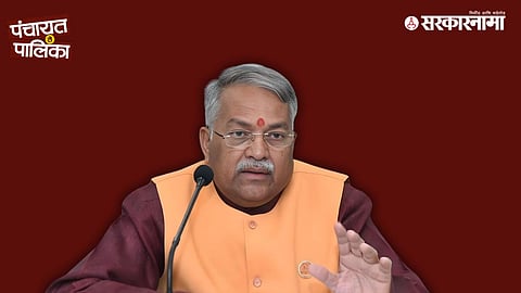 Shivsena UBT leader Chandrakant Khaire addressing the media, opposing Rashid Mamu’s party entry and warning against giving him a municipal election ticket amid internal party tensions.